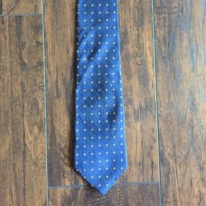 Ralph Lauren Tie Navy with Gold Dots Design